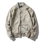 Siaced Bomber Chamois Ffug Dynion