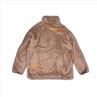 Mens teddy bear fleece jacket back(001)