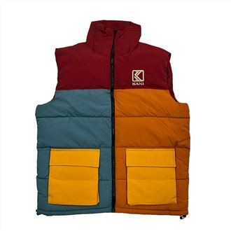 Men Block Puffer Vest