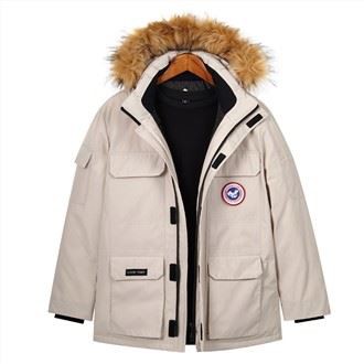 Siaced Parka Gyda Ffwr Faux