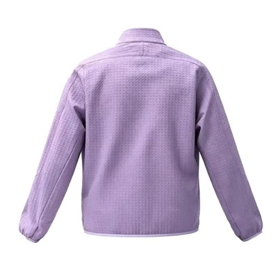 Women's Waffle Grid Knit Full-Zip Stretch Jacket suppliers